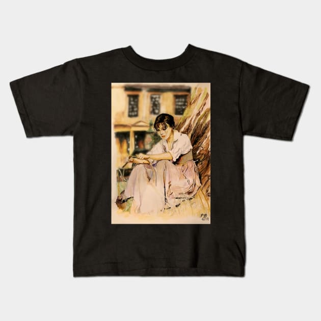 Elizabeth Bennet- Part 3 Kids T-Shirt by DustNox